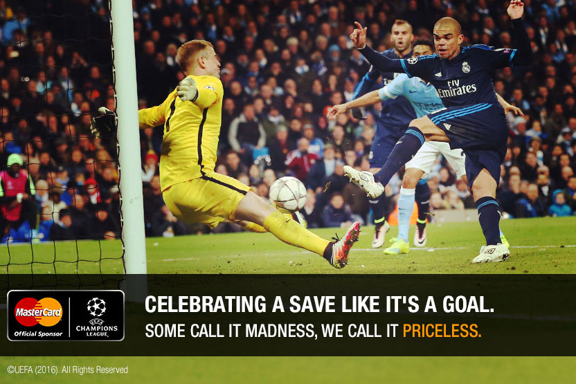 Mastercard football campaign image